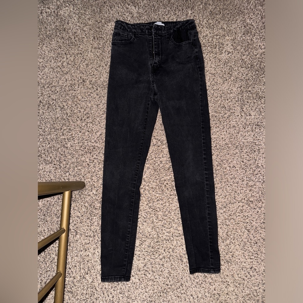Forever21 Black High Rise Skinny Jeans Size 28